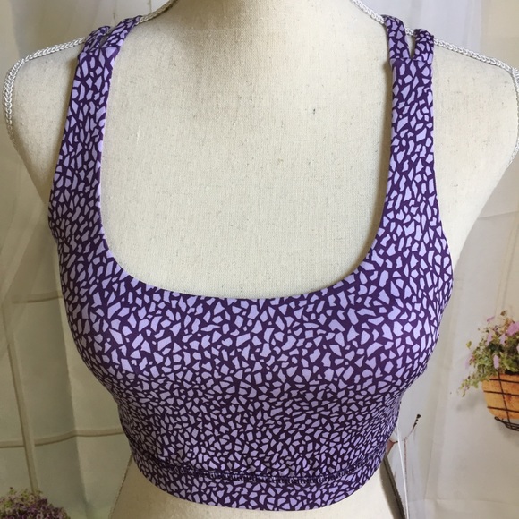 NWT MISL LULULEMON ENERGY BRA MOSAIC - - Size 6 - Picture 2 of 5